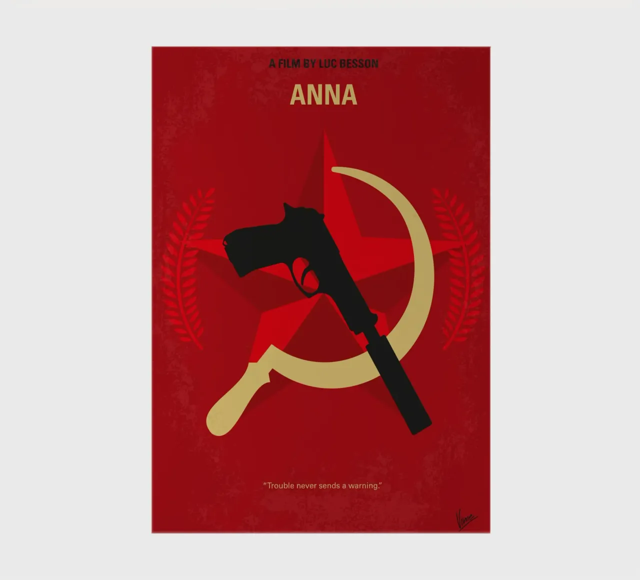 No1460 My Anna minimal movie poster carnet de notes de Chungkong