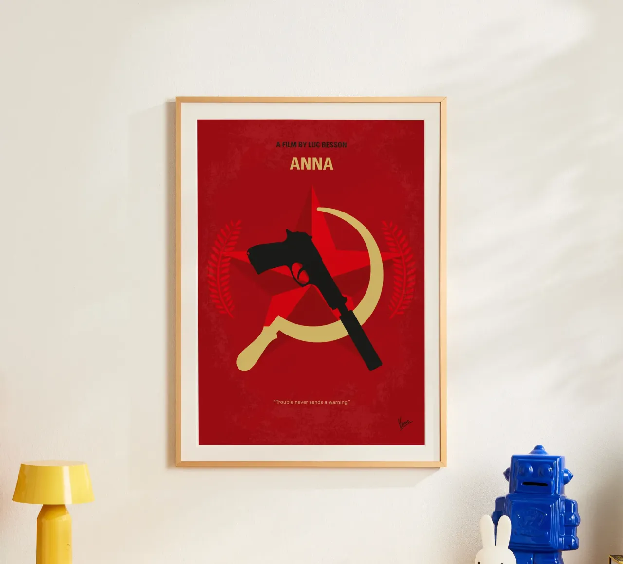 No1460 My Anna minimal movie poster carta hahnemühle da Chungkong