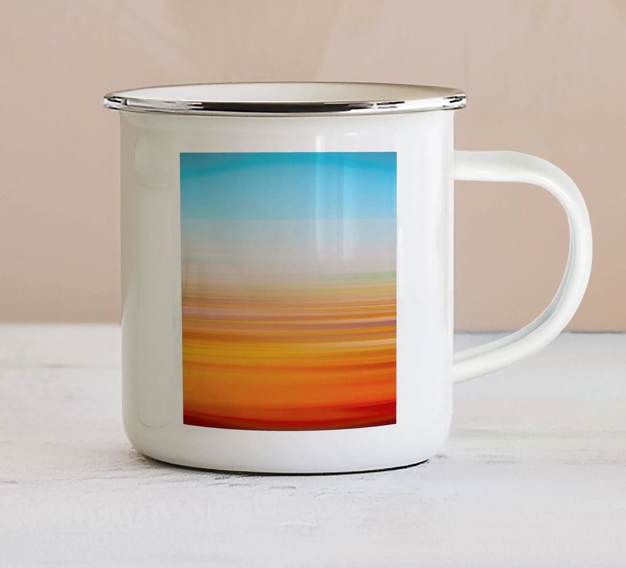 Wavelength tazza in smalto da JaySan Studio