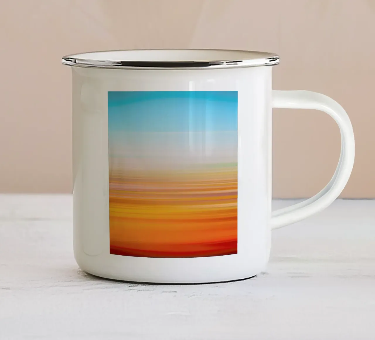 Wavelength tazza in smalto da JaySan Studio