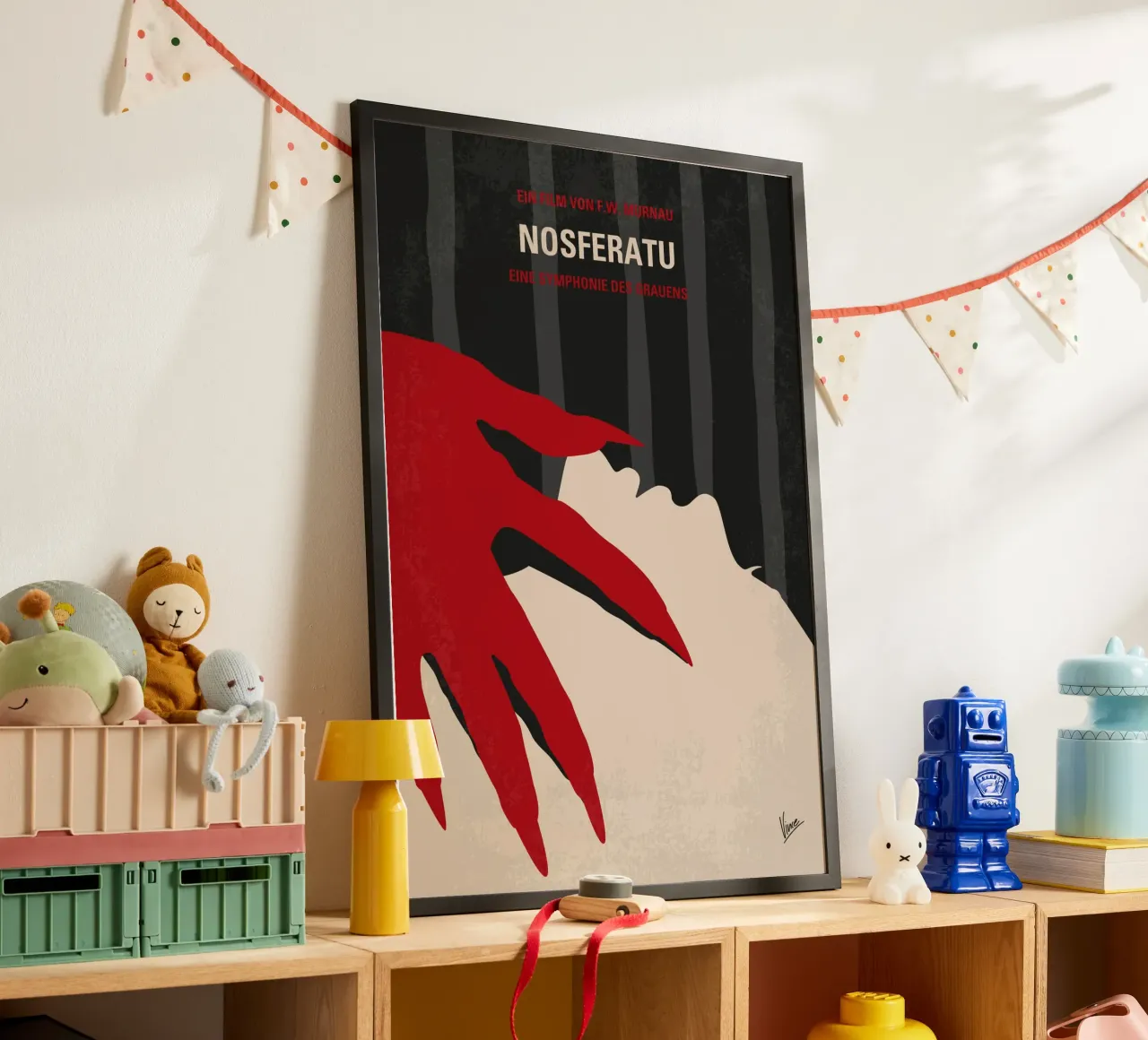 No1468 My Nosferatu minimal movie poster poster con telaio in legno da Chungkong