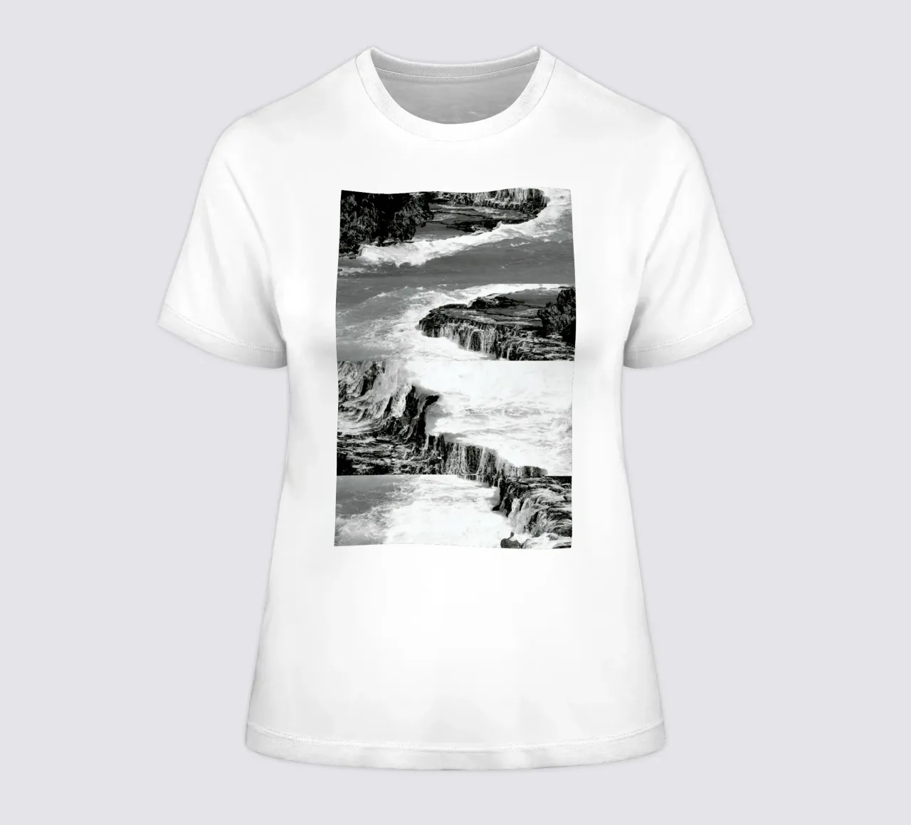 Cuban Cliffs t-shirt da donna da petiteCAPS
