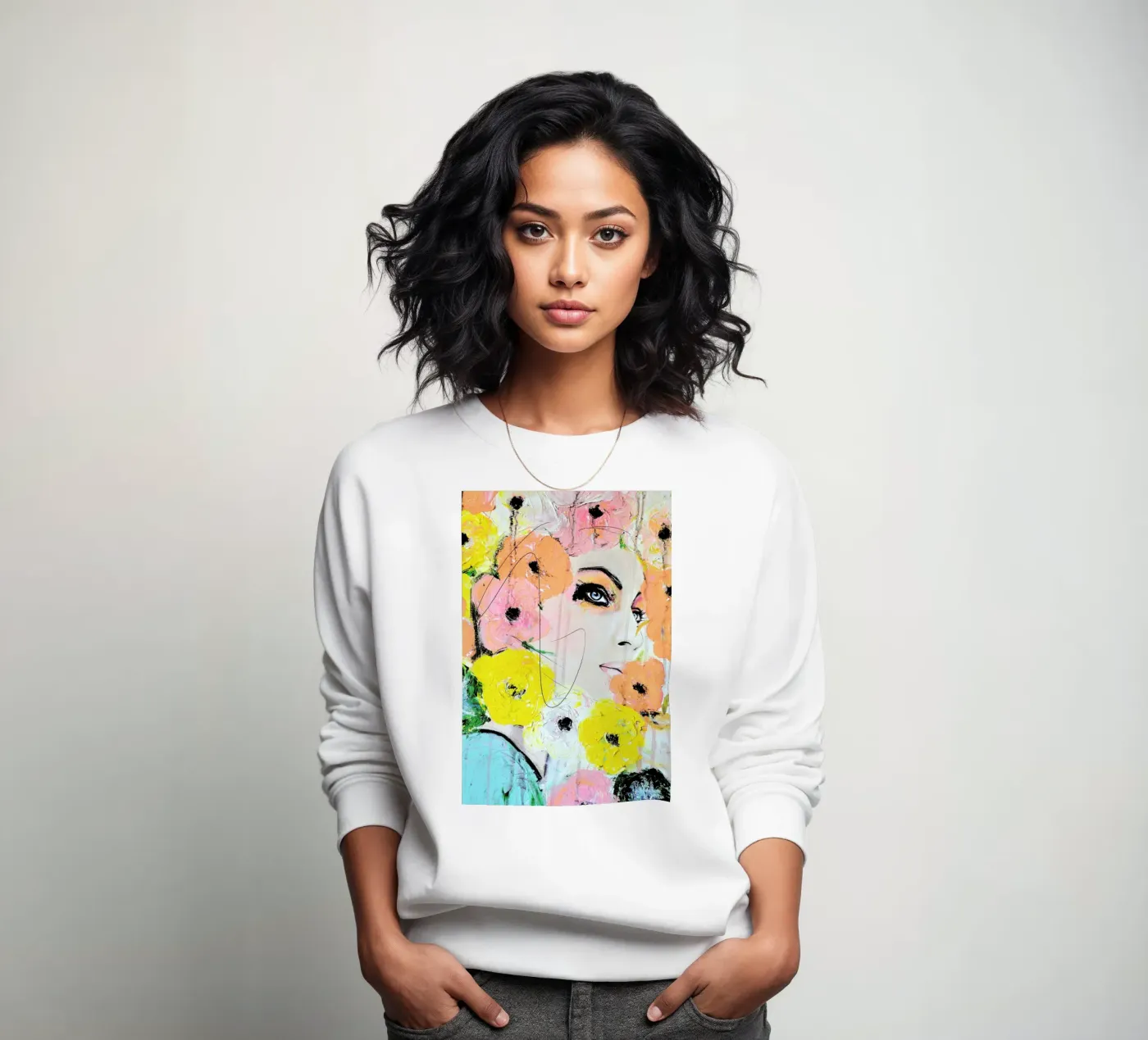 Collide sweatshirt by Leigh Viner
