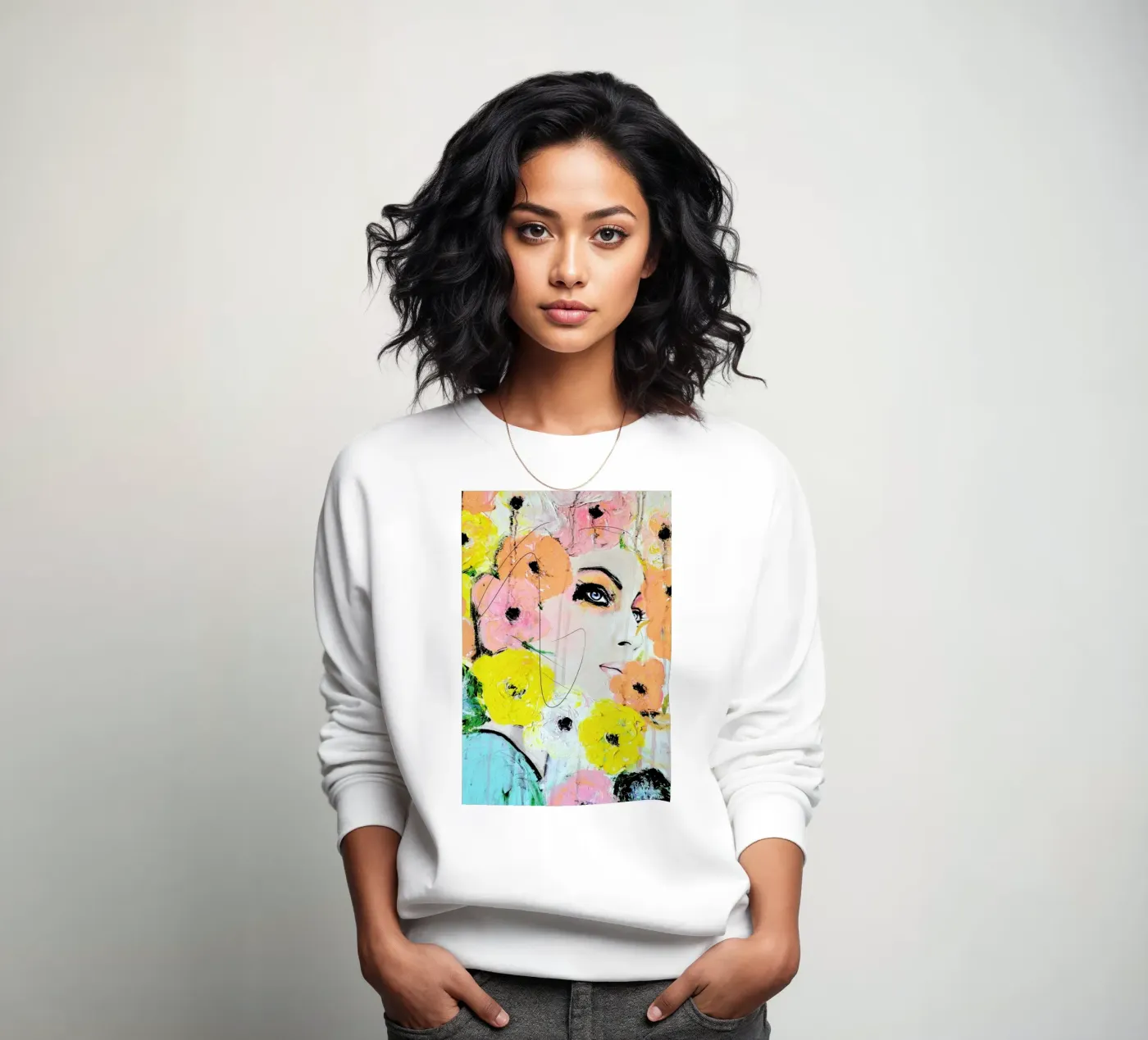 Collide sweatshirt by Leigh Viner
