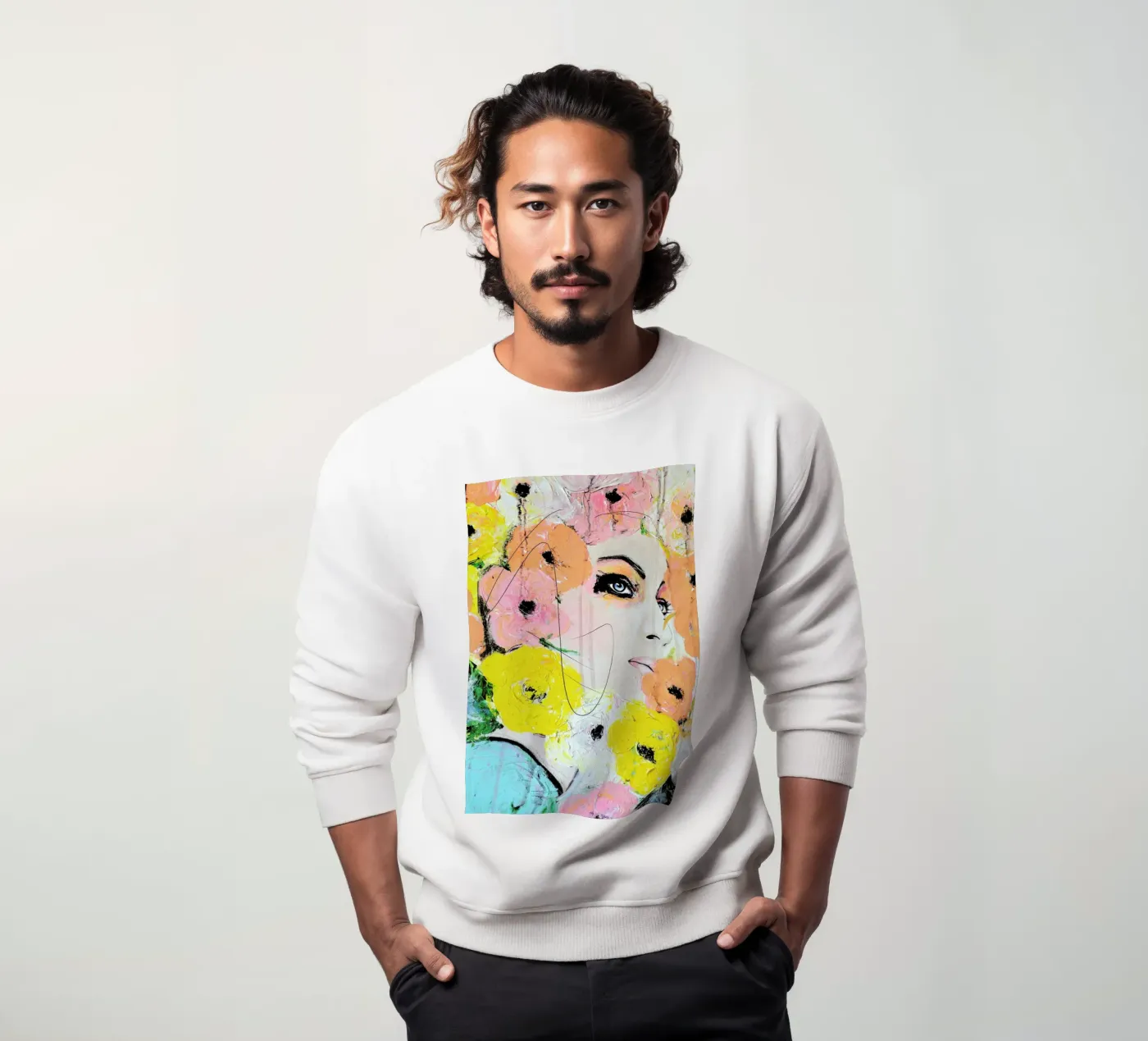 Collide sweatshirt by Leigh Viner