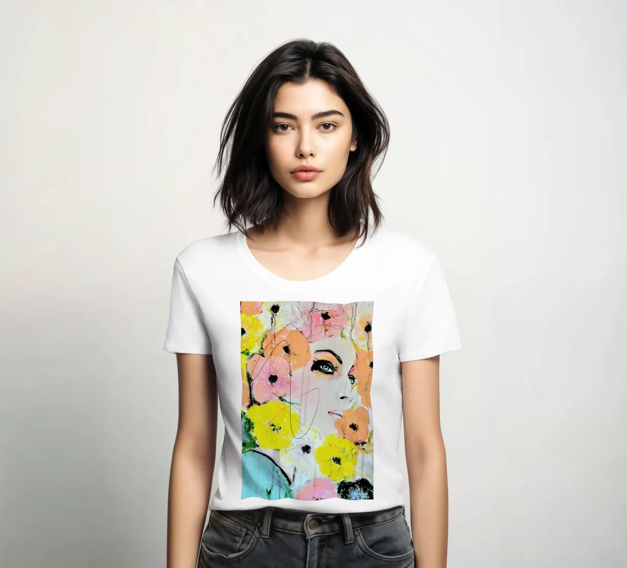 Collide t-shirt da donna da Leigh Viner