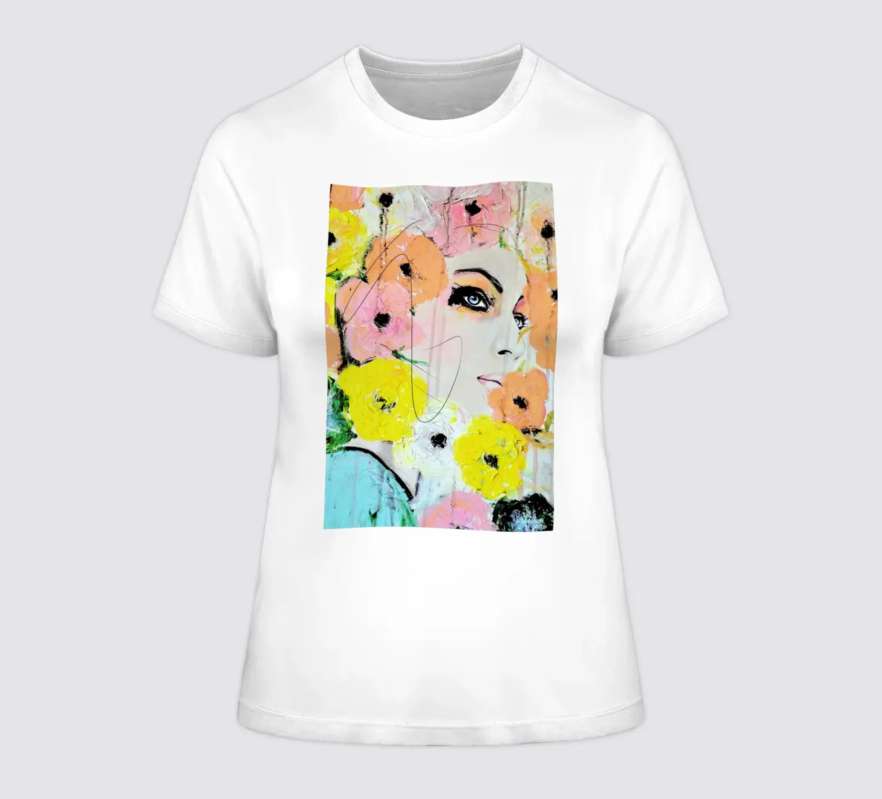 Collide t-shirt da donna da Leigh Viner
