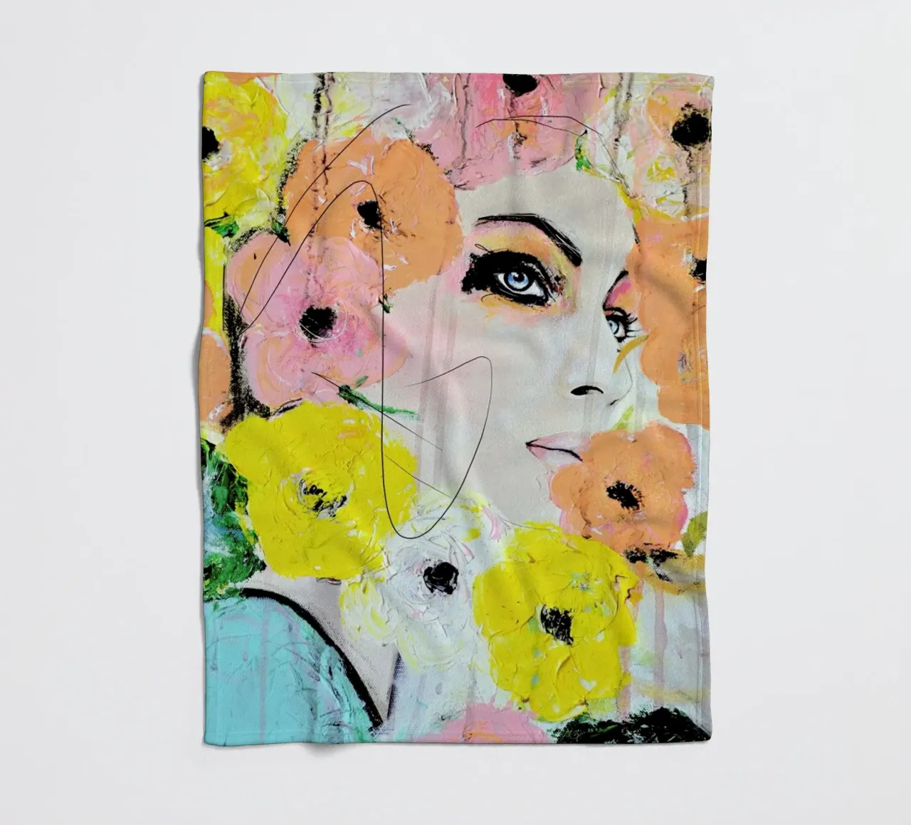 Collide Fleecedecke von Leigh Viner