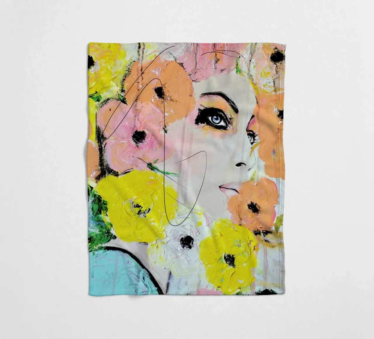 Collide Fleecedecke von Leigh Viner