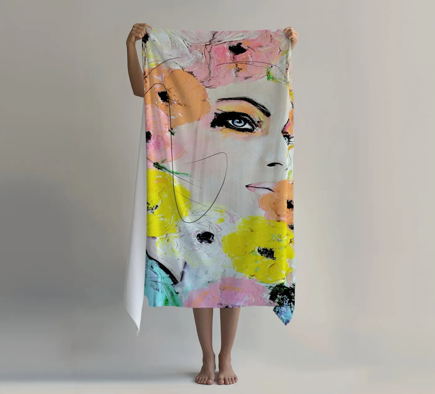 Collide Strandtuch von Leigh Viner