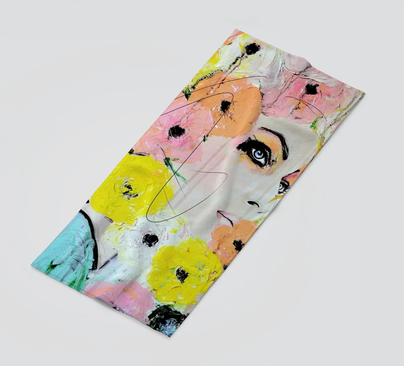 Collide Strandtuch von Leigh Viner