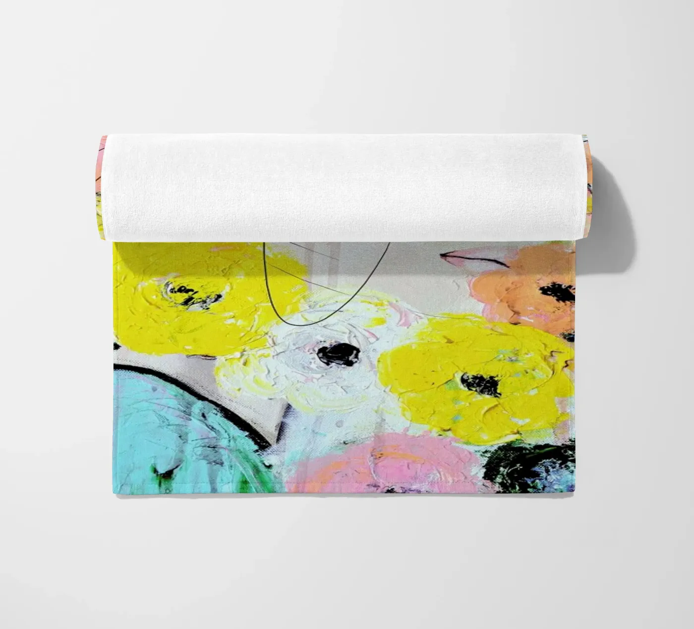 Collide Strandtuch von Leigh Viner