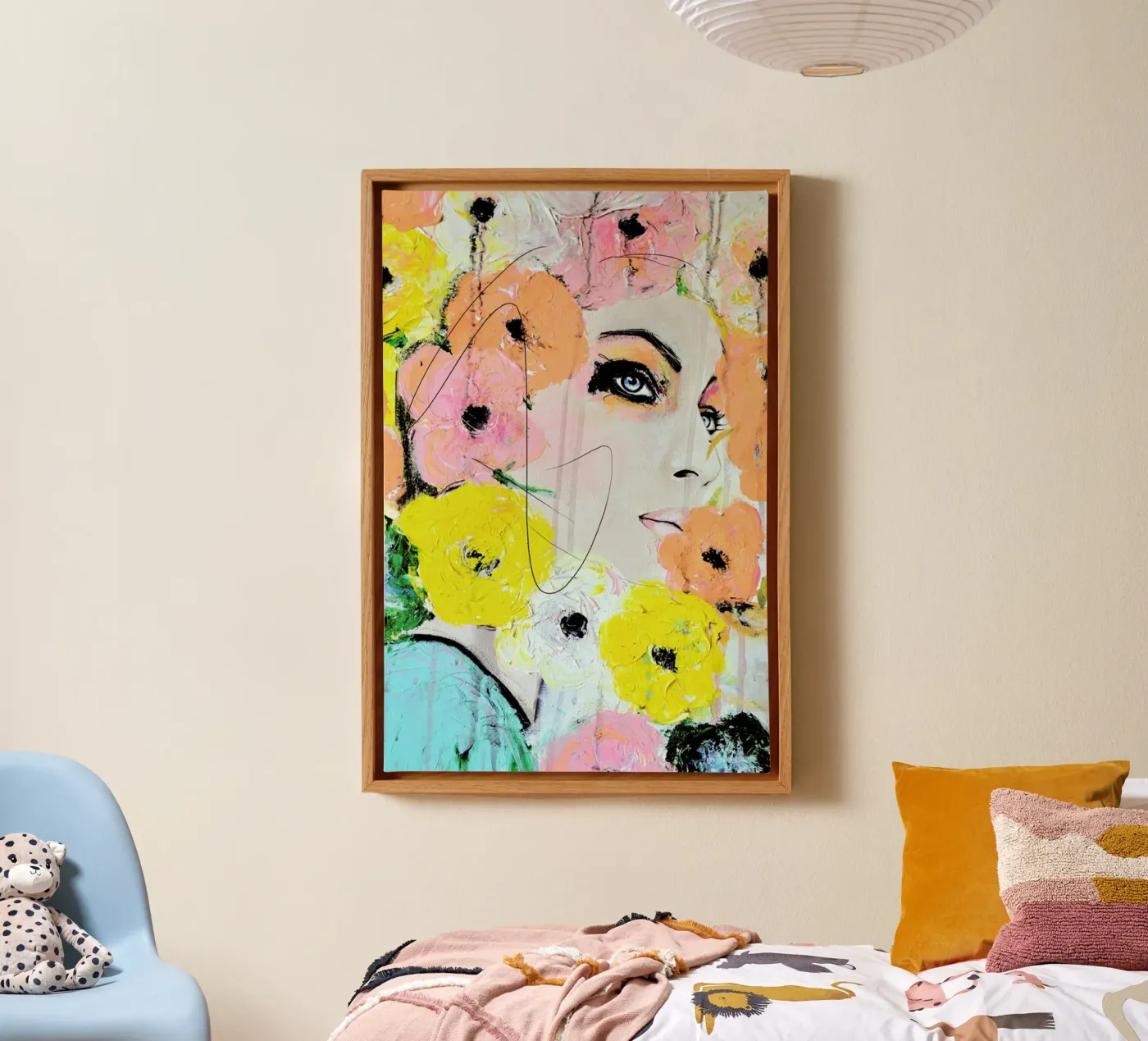 Collide canvas by Leigh Viner