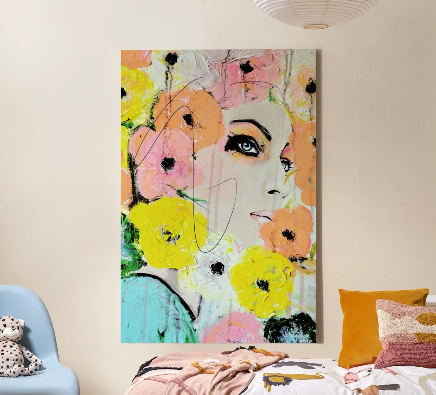 Collide canvas by Leigh Viner