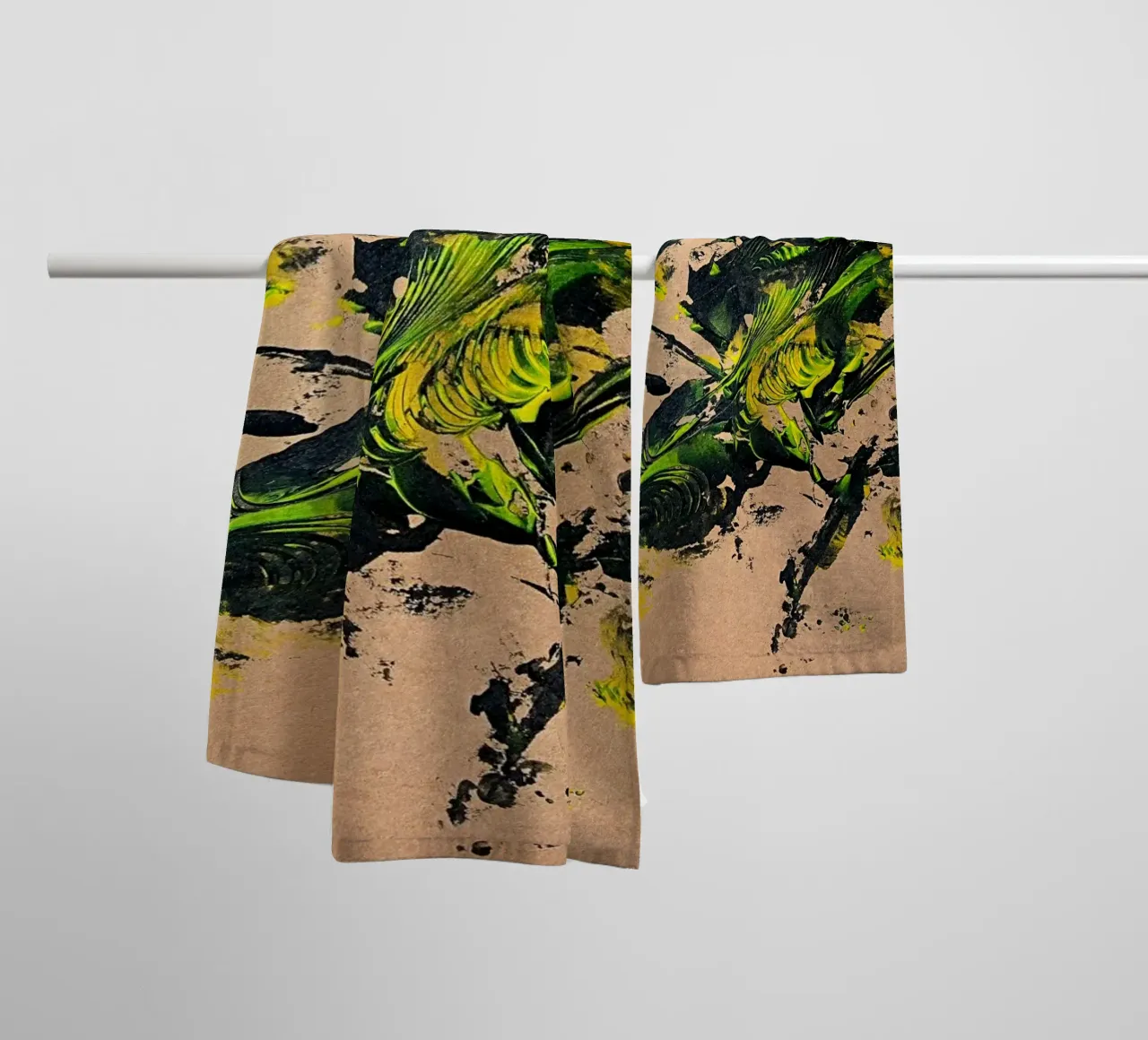 NATURAL STYLE 35 asciugamano da bagno da Thierry Vobmann Abstract painting