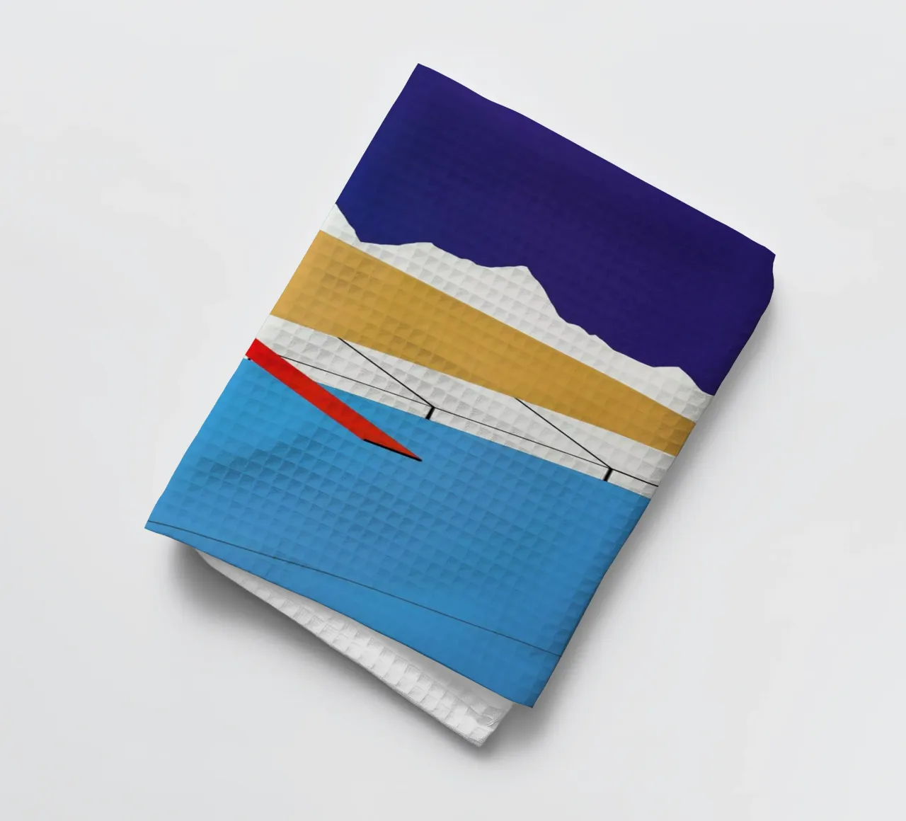 Desert Pool with Red Diving Board canovaccio da cucina da Rosi Feist