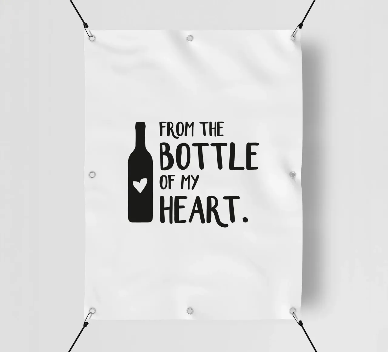 From the bottle of my heart pvc cover by Constanze Art Direction
