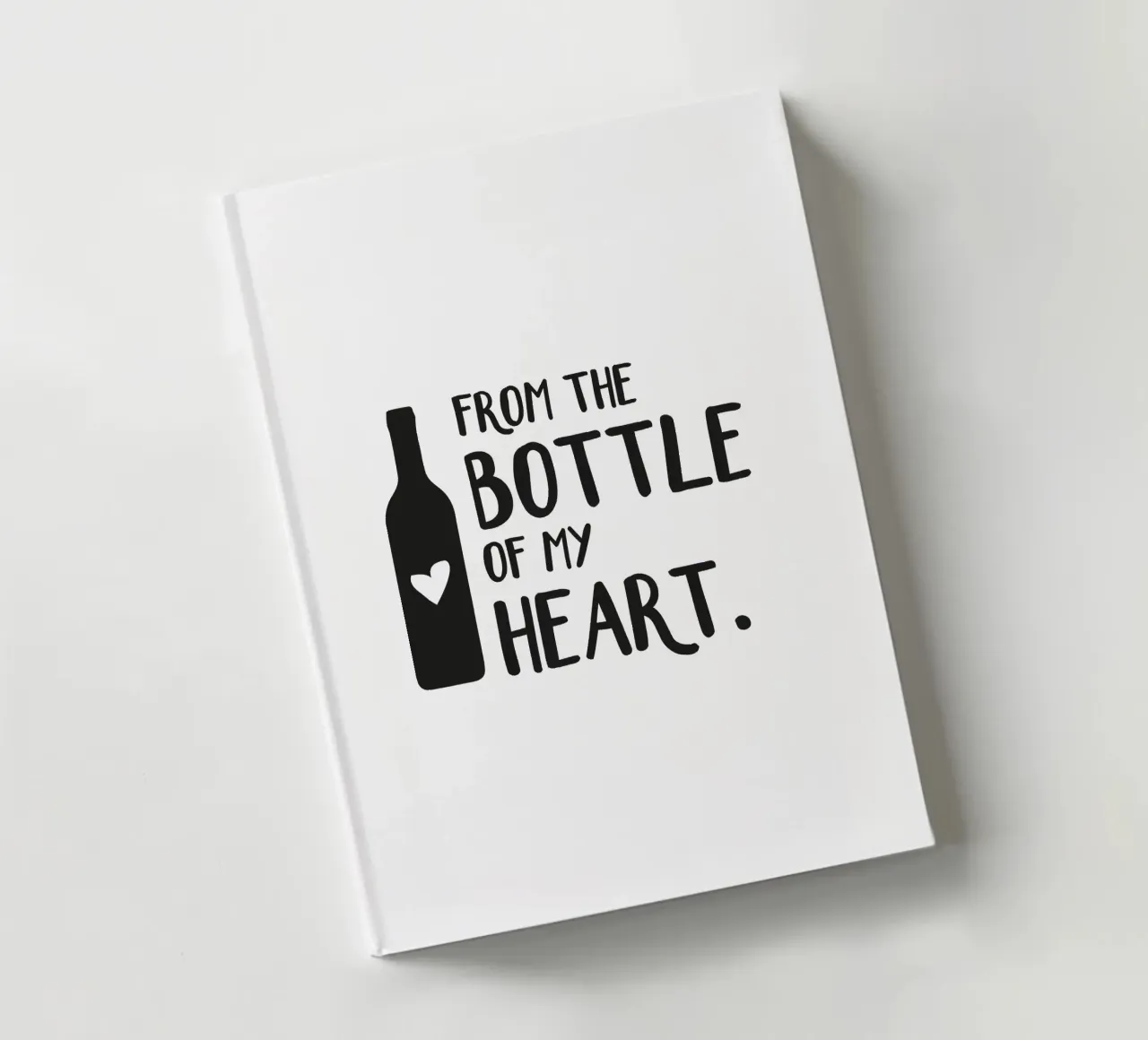 From the bottle of my heart notebook by Constanze Art Direction