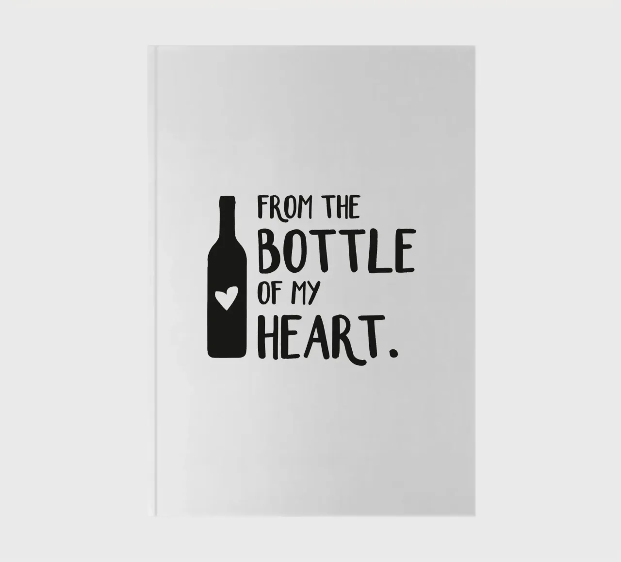 From the bottle of my heart notebook by Constanze Art Direction
