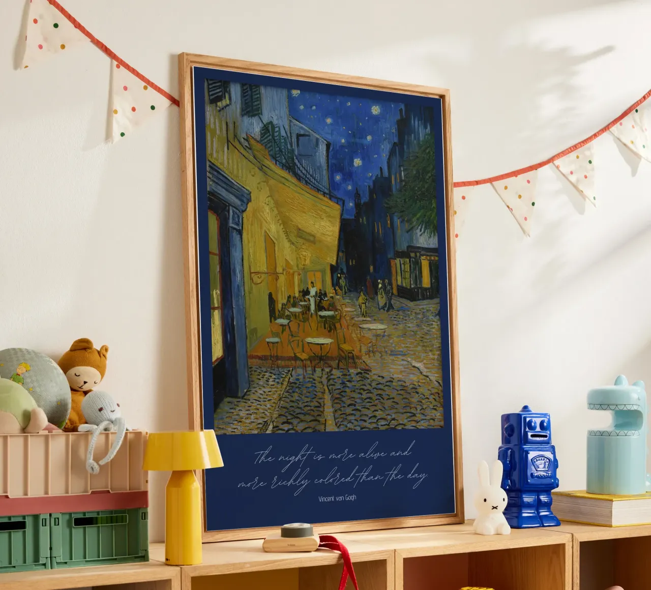 Vincent van Gogh: Cafeterrasse am Abend plexiglass da Little Art Histories
