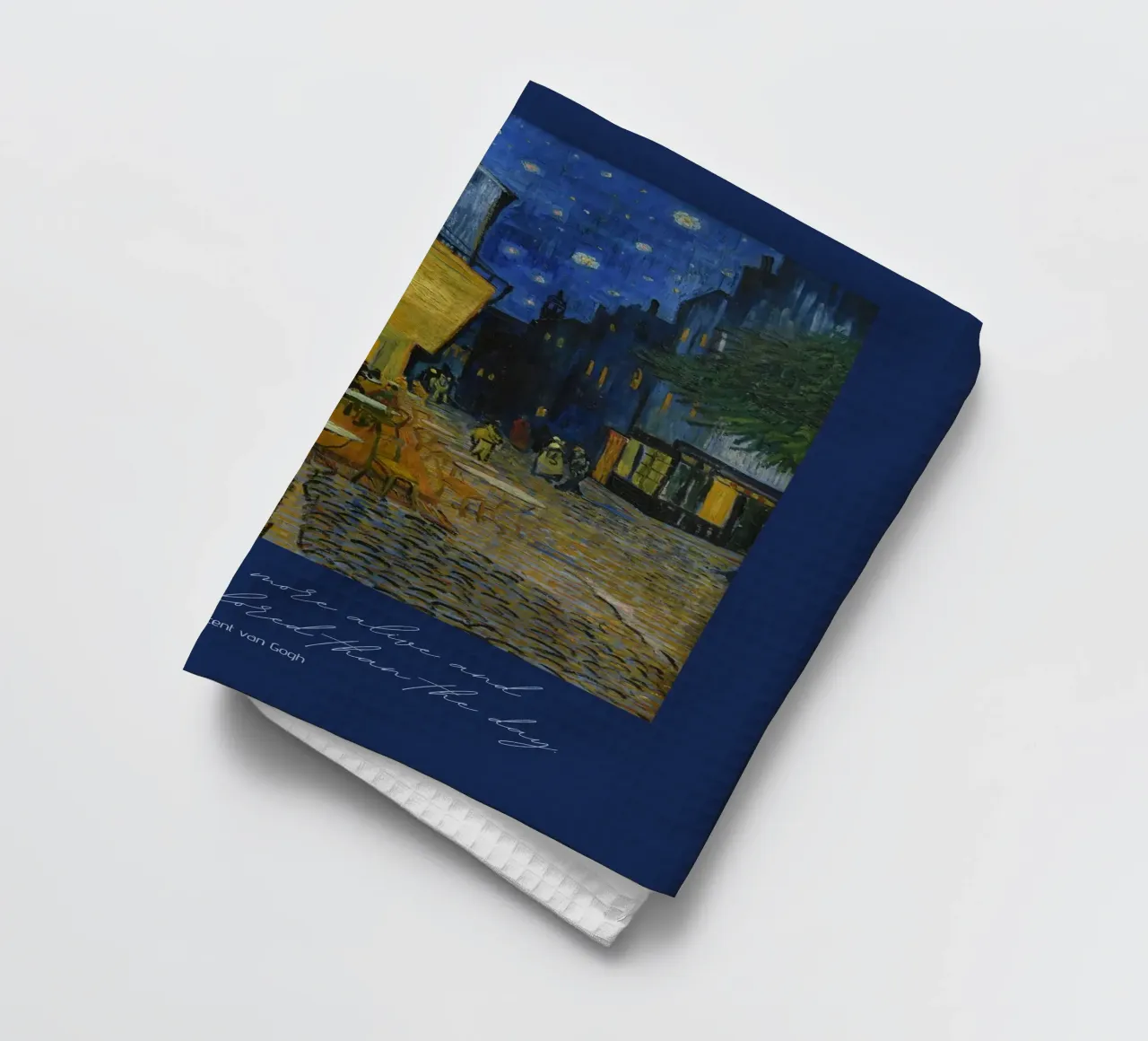Vincent van Gogh: Cafeterrasse am Abend canovaccio da cucina da Little Art Histories