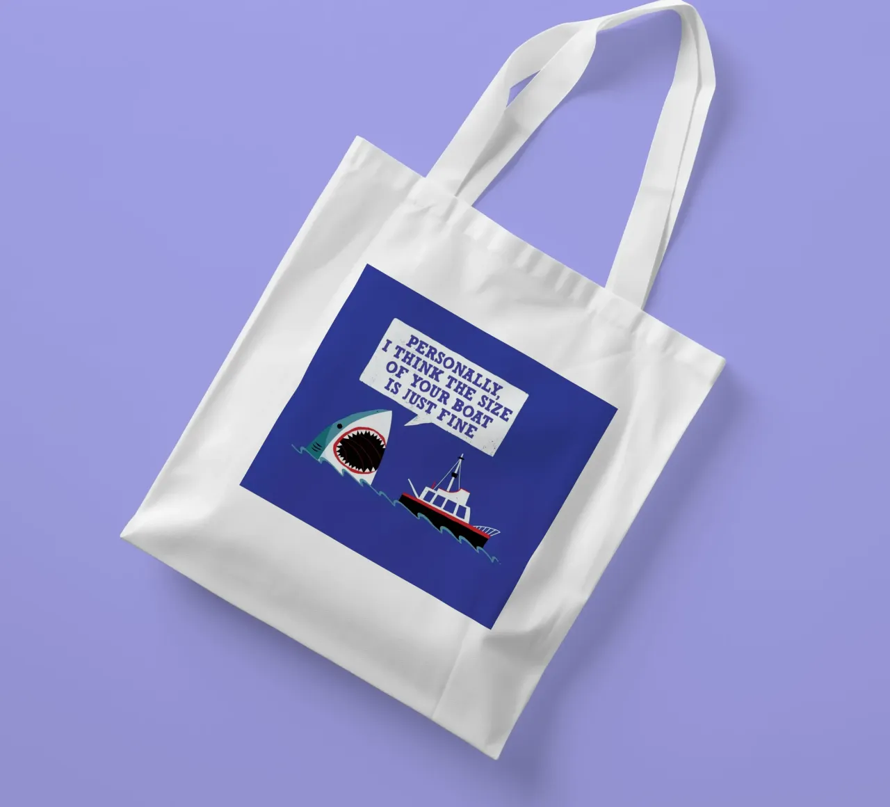 Polite Jaws tote bag by DinoMike