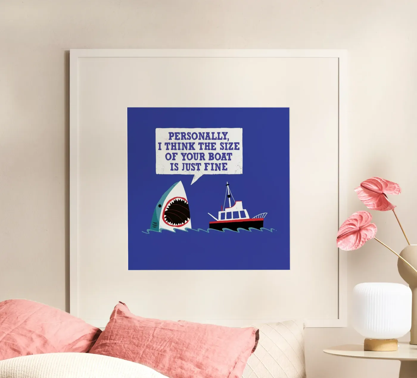 Polite Jaws poster by DinoMike