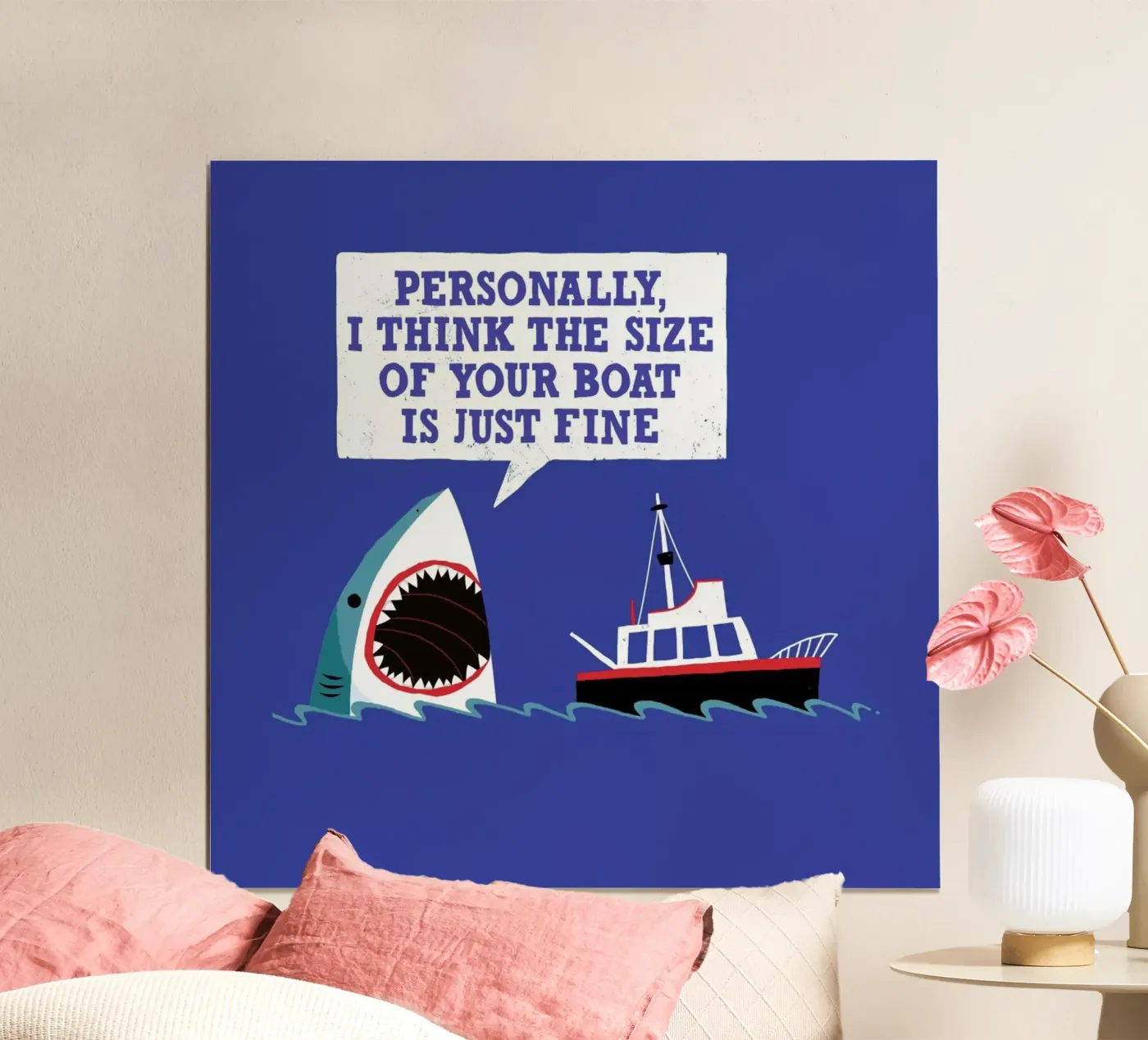 Polite Jaws poster da DinoMike