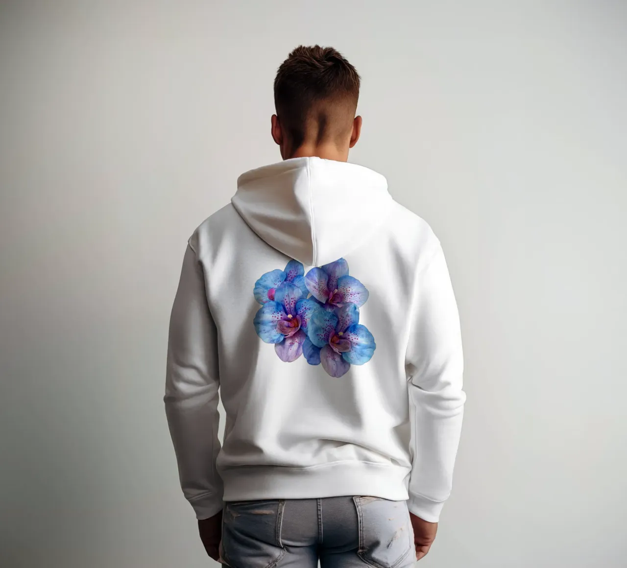 Fiore di orchidea 2 felpa con cappuccio da Bold Blooms