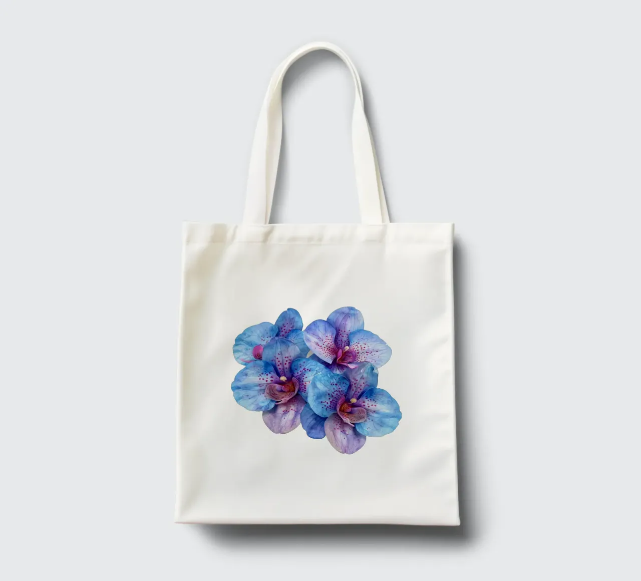 Fiore di orchidea 2 borsa in juta da Bold Blooms