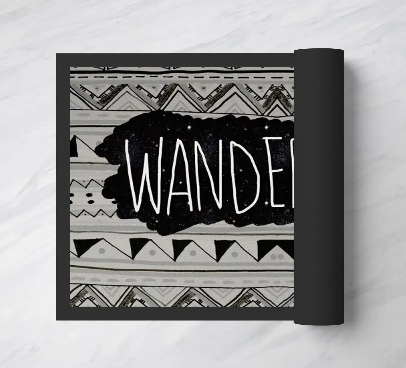 Wanderlust doormat by Vasare Nar