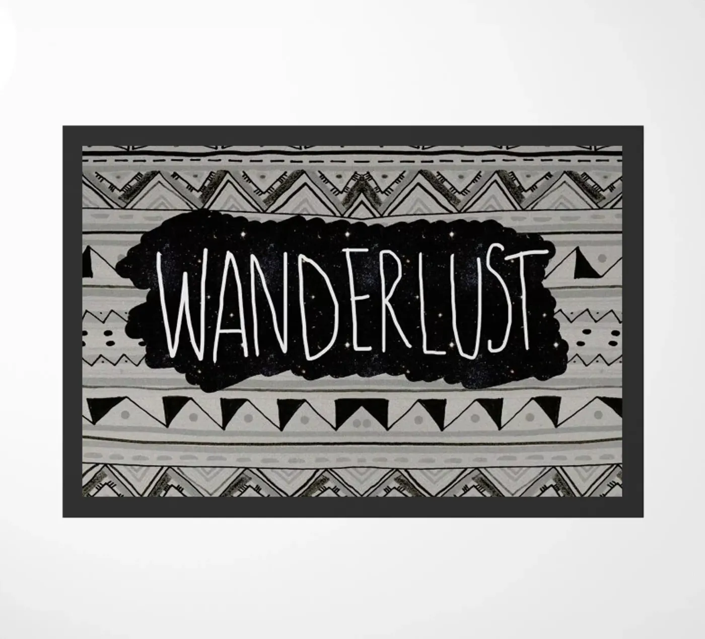 Wanderlust doormat by Vasare Nar