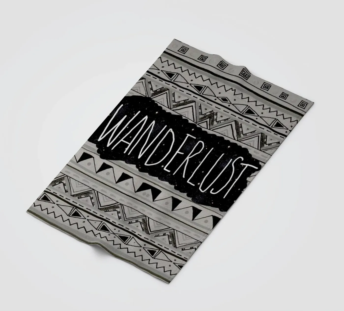 Wanderlust fleece blanket by Vasare Nar