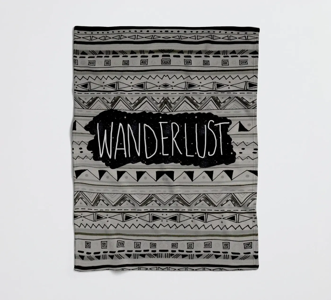 Wanderlust fleece blanket by Vasare Nar