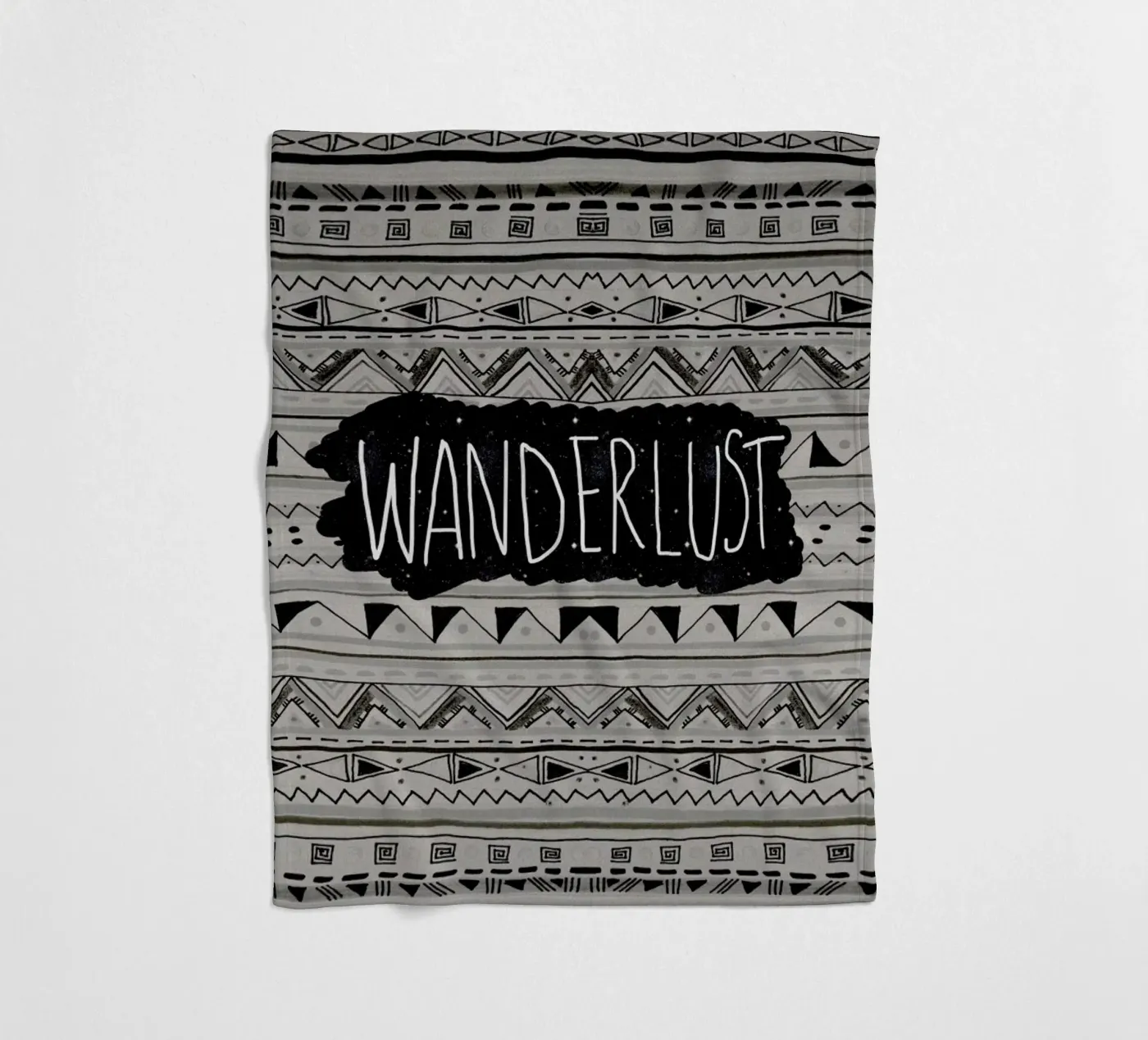 Wanderlust fleece blanket by Vasare Nar