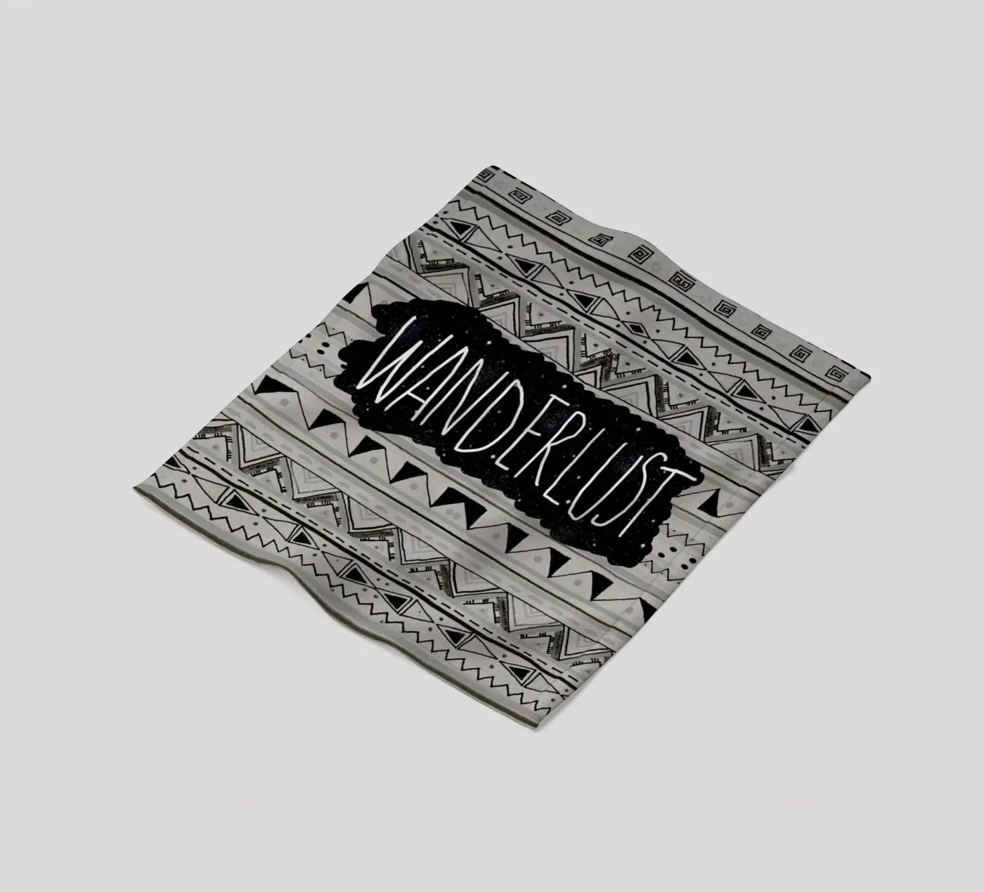 Wanderlust fleece blanket by Vasare Nar