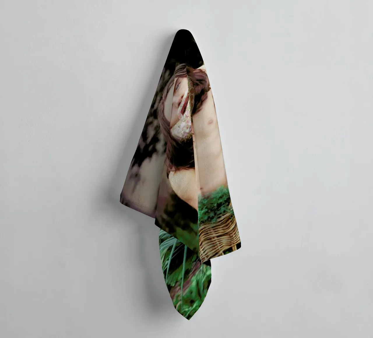 Postiche 2 towel by Julian Wolkenstein