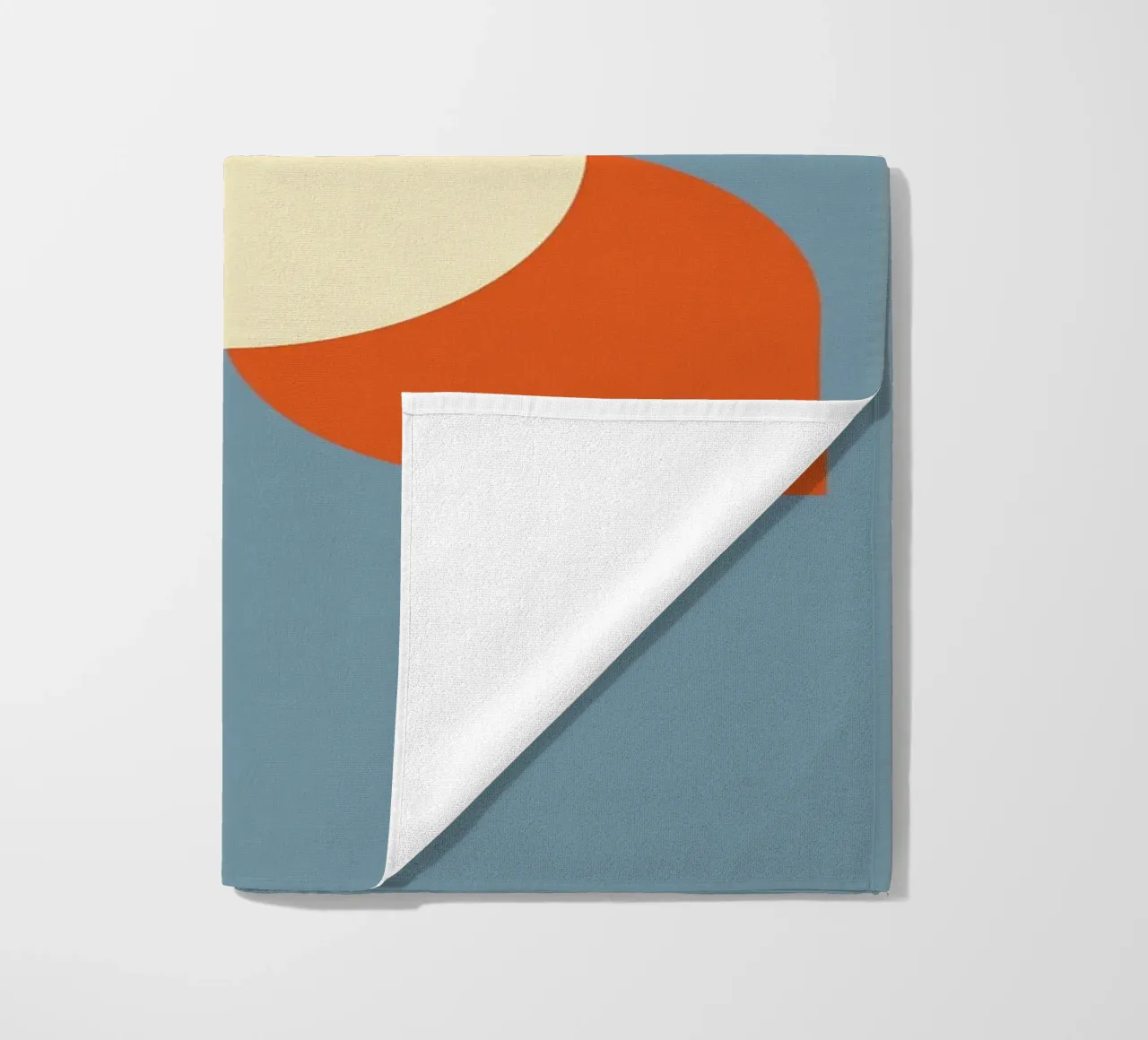 Retro Bloom Harmony - Floreale geometrico di metà secolo telo mare da susanacosta