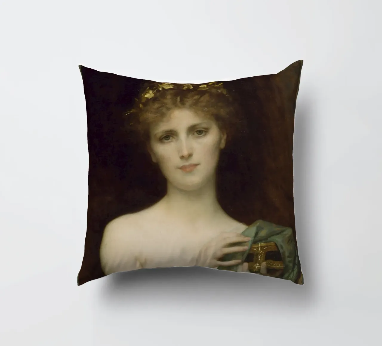 Alexandre Cabanel: Pandora cuscino da Little Art Histories