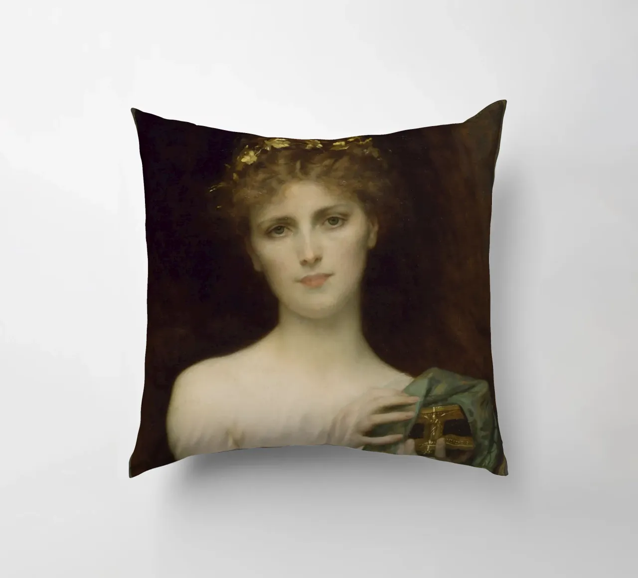 Alexandre Cabanel: Pandora cuscino da Little Art Histories