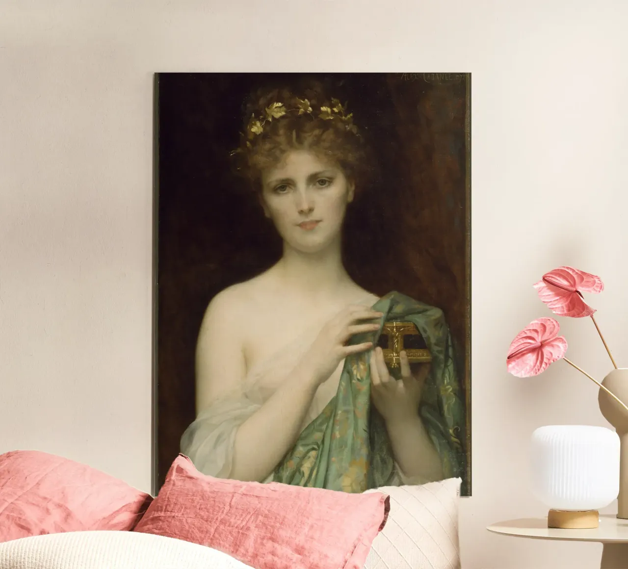 Alexandre Cabanel: Pandora carta hahnemühle da Little Art Histories