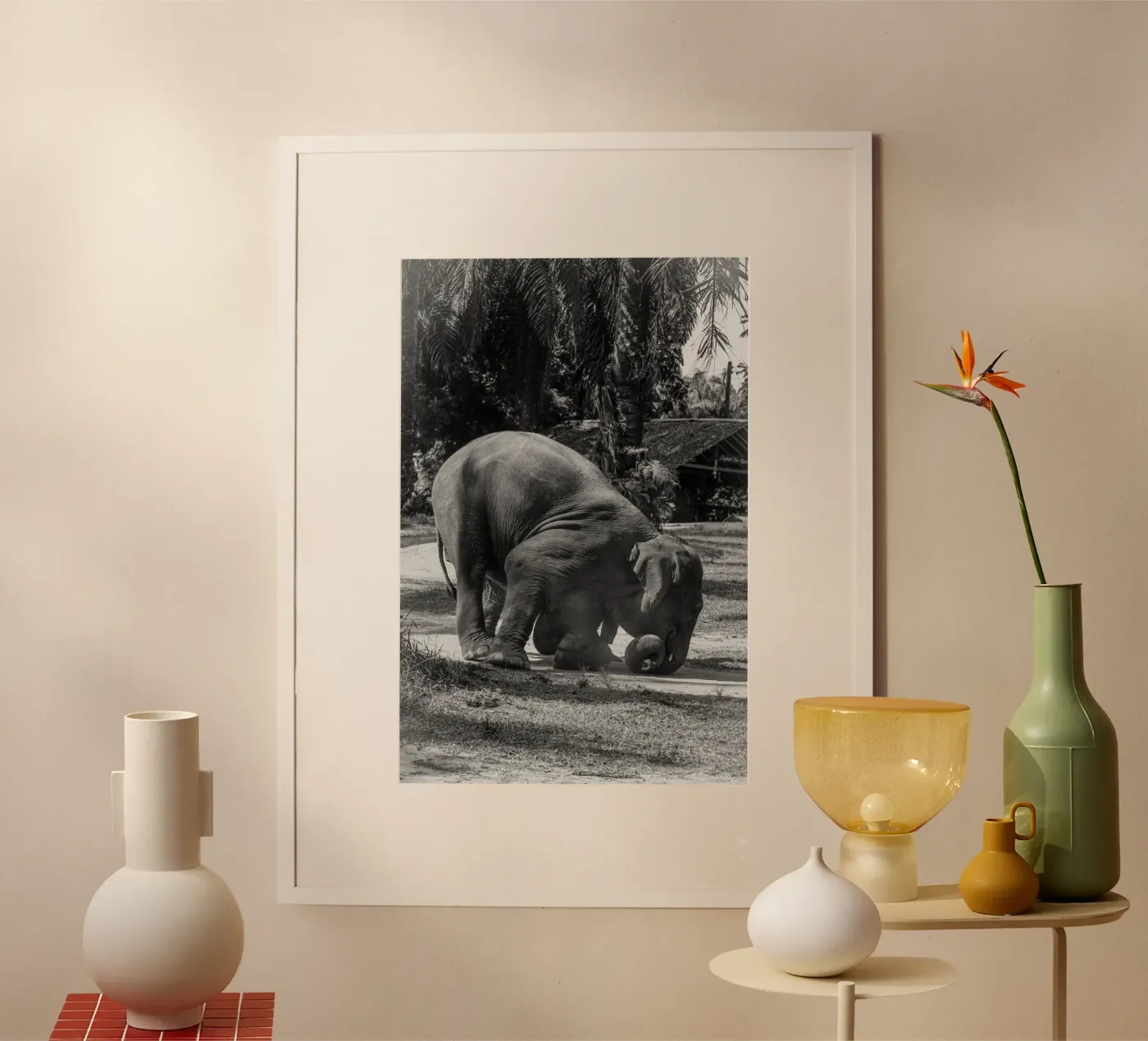 Elephant poster van G.W