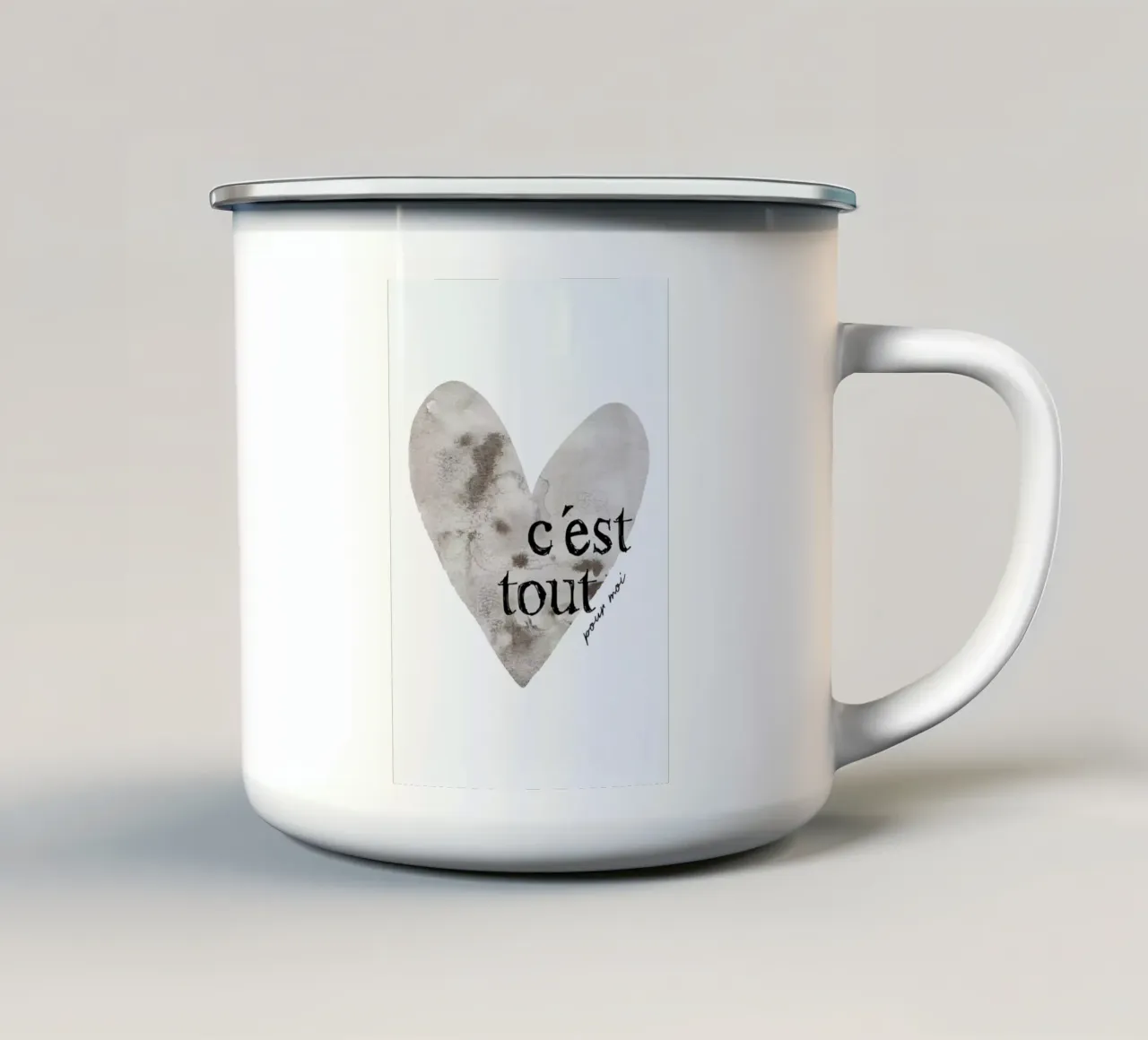 C'est-Tout tazza in smalto da KRUTH DESIGN
