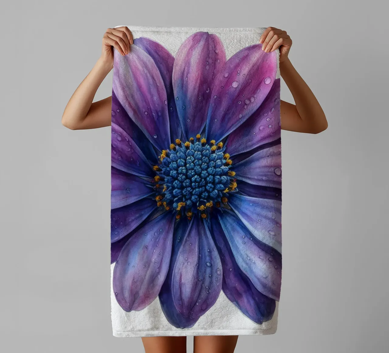 Osteospermum Fiore 2 asciugamano da bagno da Bold Blooms