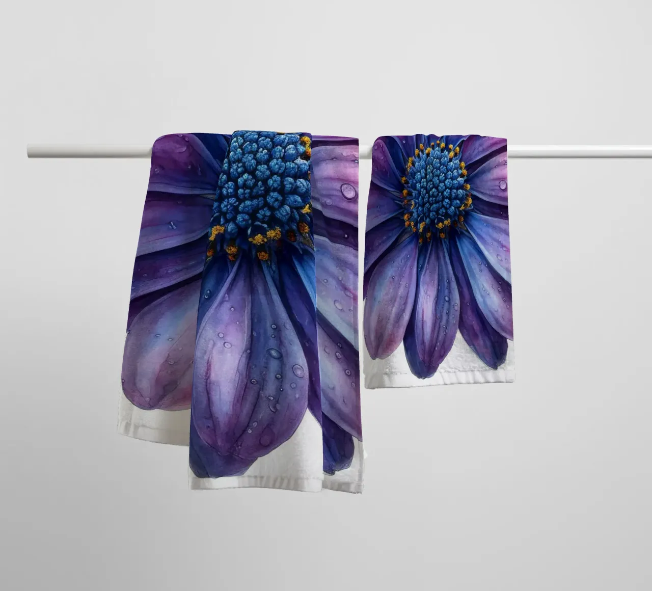 Osteospermum Fiore 2 asciugamano da bagno da Bold Blooms
