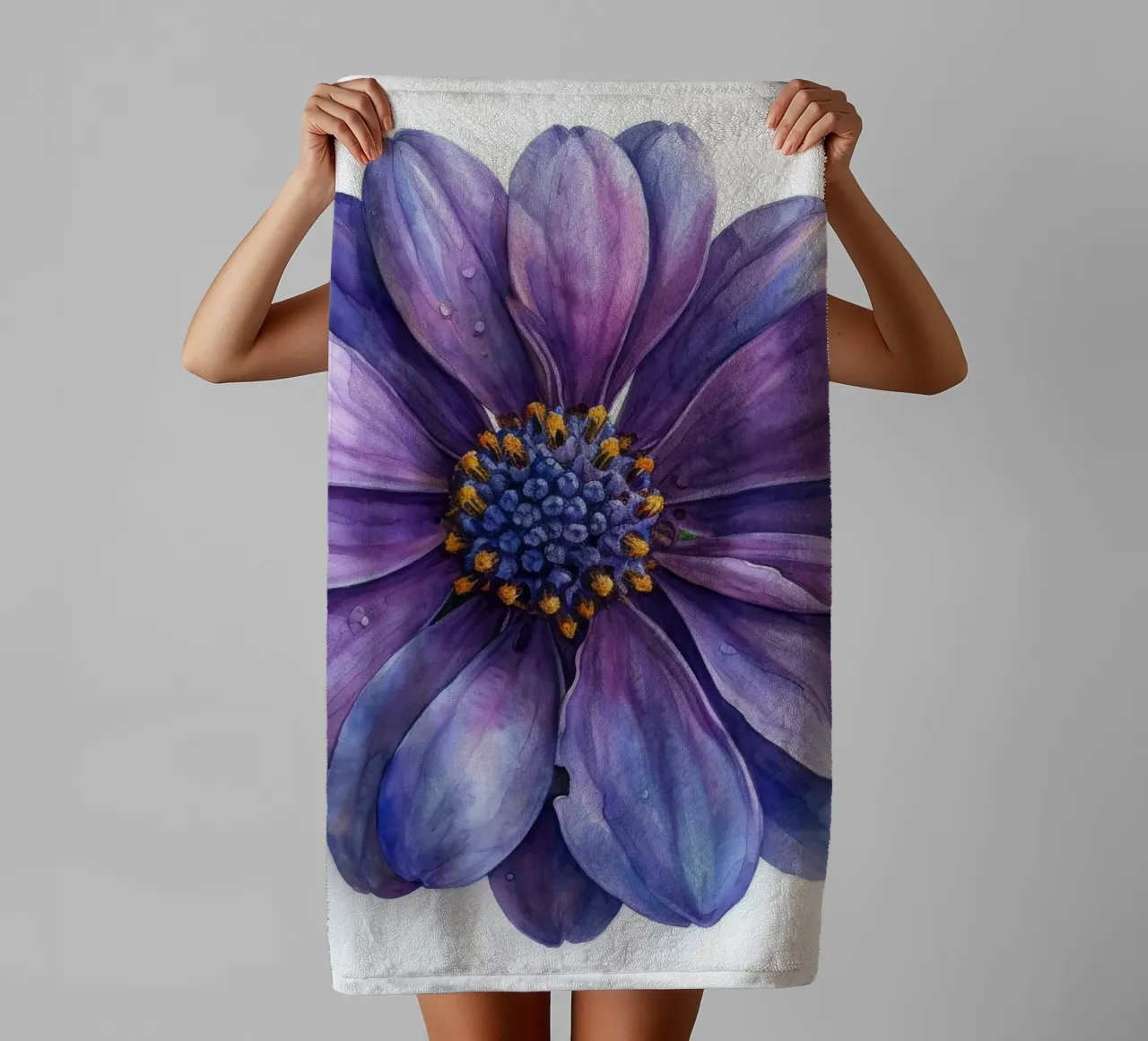 Osteospermum Fiore 3 asciugamano da bagno da Bold Blooms