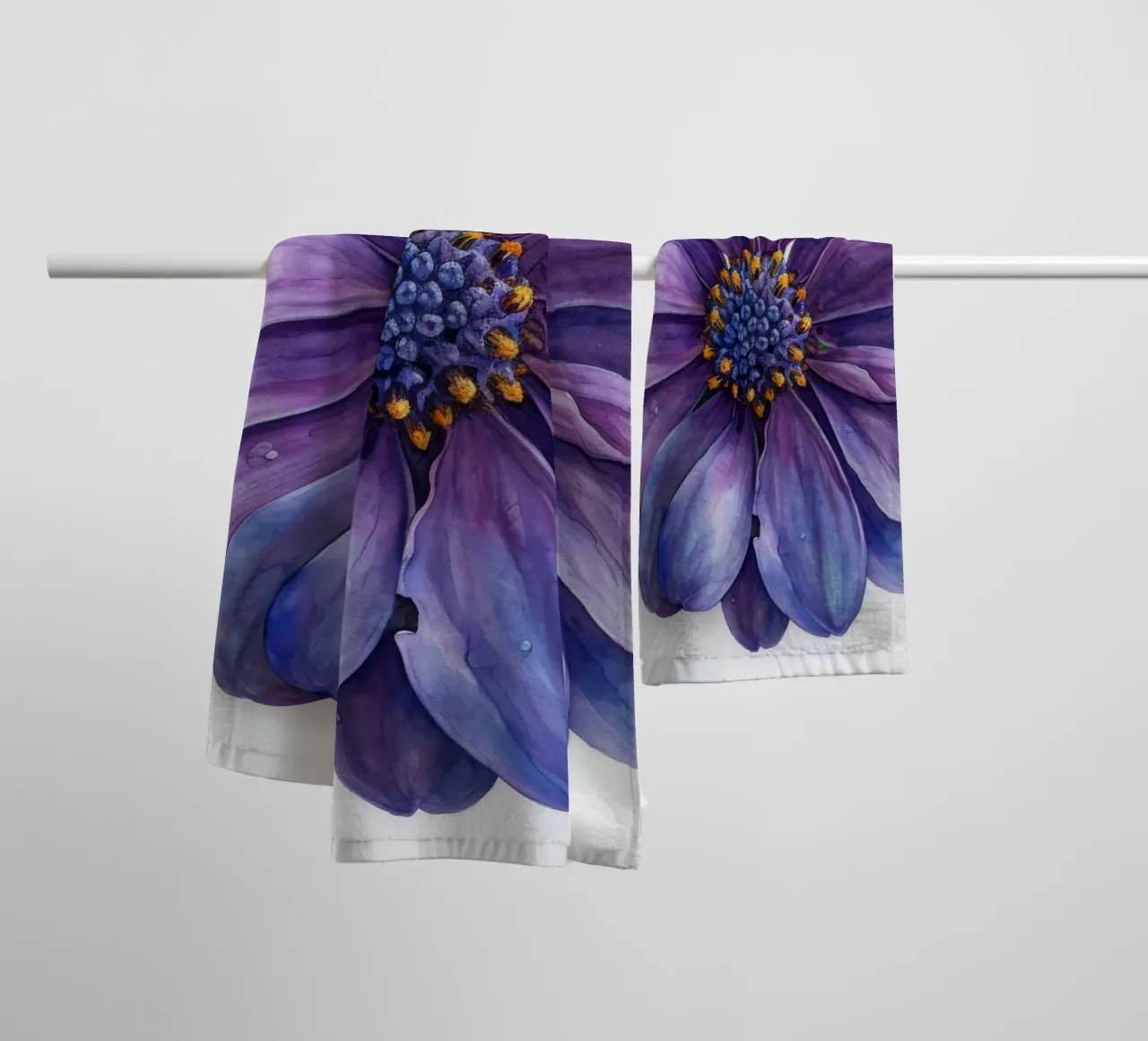 Osteospermum Fiore 3 asciugamano da bagno da Bold Blooms