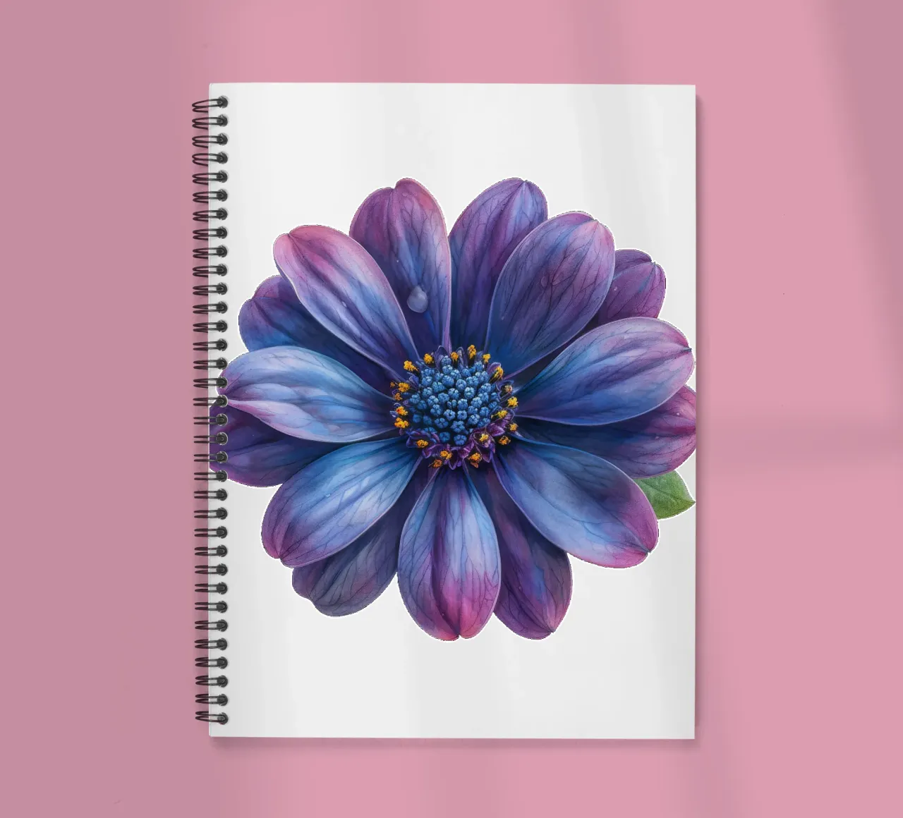 Osteospermum Flower 4 spiral notebook by Bold Blooms