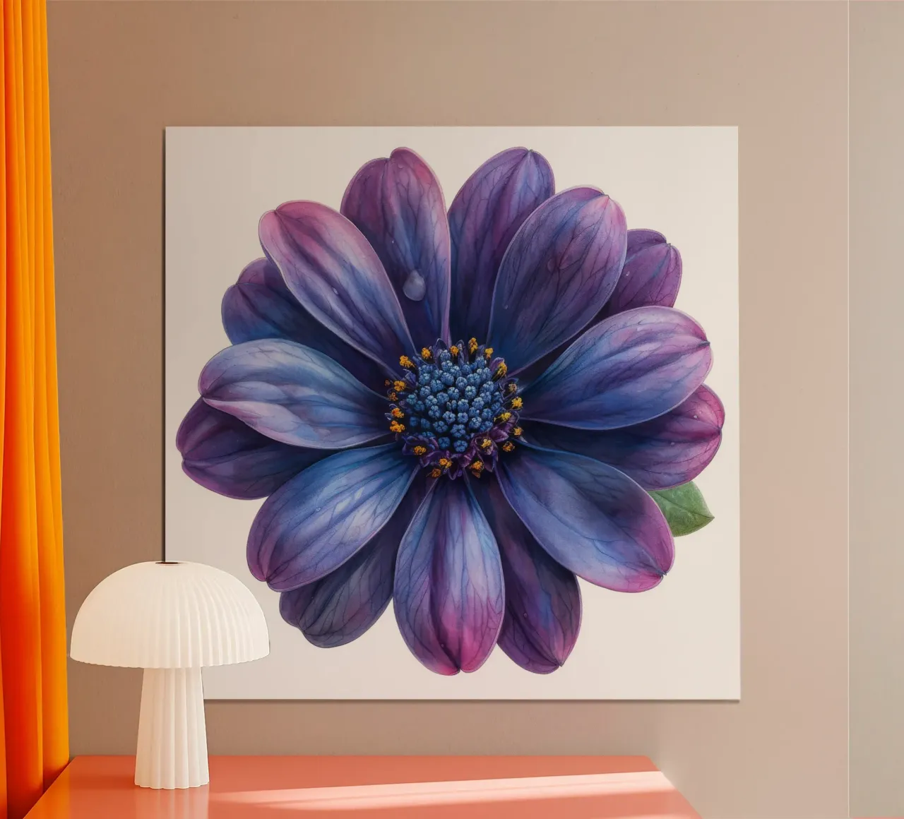 Osteospermum Fiore 4 poster con telaio in legno da Bold Blooms