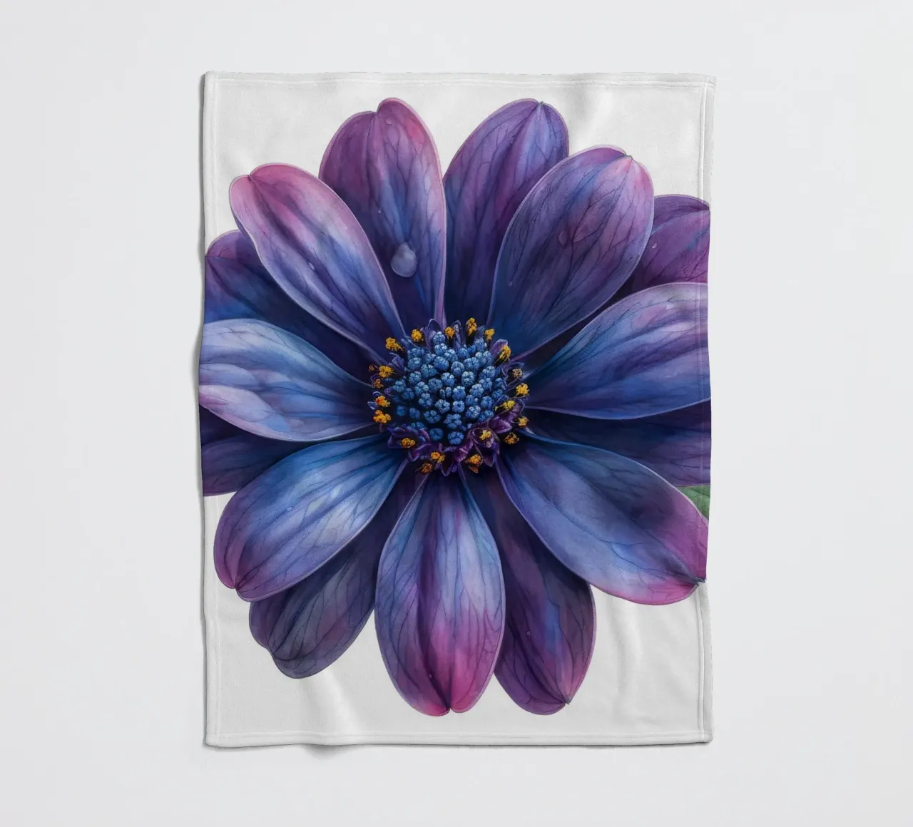 Osteospermum Flower 4 fleece blanket by Bold Blooms